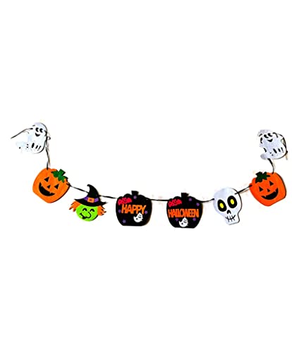 Partysanthe-1-Pcs-Halloween-Fabric-Pumpkin-Skull-Ghost-Hanging-Party-for-Halloween-10ft-Size