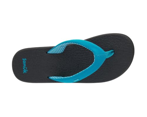Image of Sanuk Yoga Serenity Flip Flops for Women - Yoga Mat Footbed Sandals