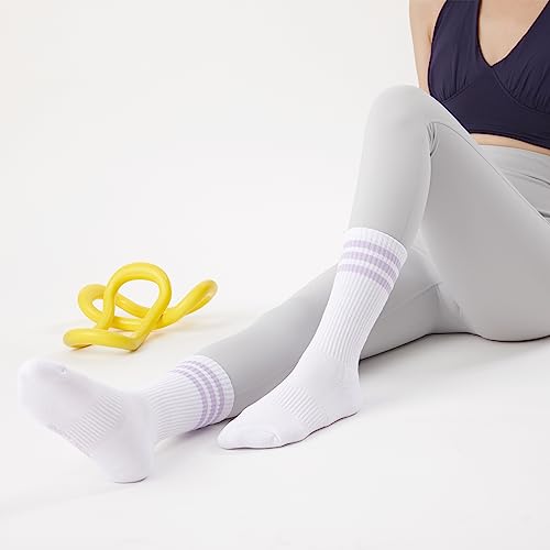 Image of PERFECT CORNER Athletic Cotton Quarter Socks Cushioned Men Women, 5 Pairs