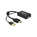 DeLOCK Cable HDMI-A Male to DisplayPort 1.2 Cable Adapter Black
