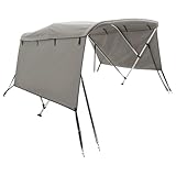 Photo Gallery vidaxl bimini di prua con pareti laterali 3 archi 183x(185-198) x137cm, bimini per imbarcazione, tendalino per barca, copertura per imbarcazione Photo Gallery vidaxl bimini di prua con pareti laterali 3 archi 183x(185-198) x137cm, bimini per imbarcazione, tendalino per barca, copertura per imbarcazione