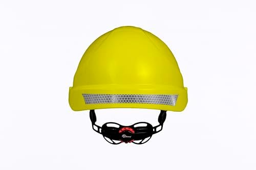 Silent SL1432 Industrial Safety Helmet, Construction Hard Hat, Ventilated, 6 Point Harness