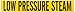 Brady 7179-1 14" Width x 2-1/4" Height, B-946 High Performance Vinyl, Black on Yellow Self-Sticking Vinyl Pipe Marker, Legend "Low Pressure Steam"