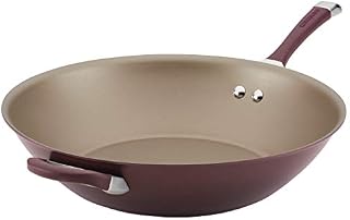 Circulon 87536 Symmetry Hard Anodized Nonstick Wok / Stir Fry Pan with Helper