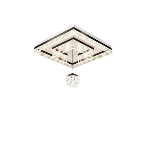 Plafonnier de chambre en acrylique premium et métal travaillé pour intérieur chic