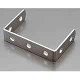 エスコ(Esco) 77x27x19mm コ型連結金具(スチール製) EA951EA-263A