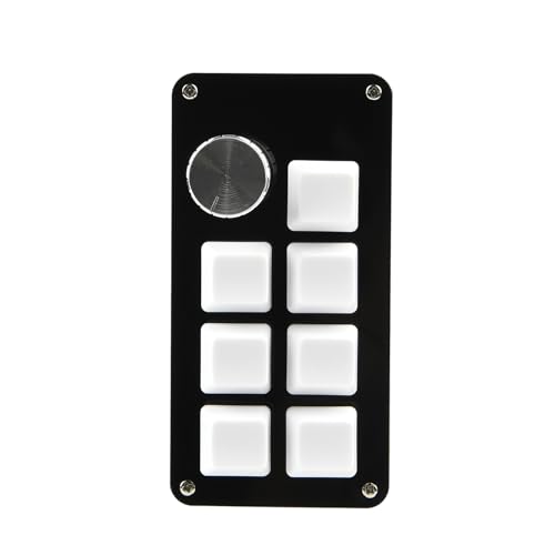 Mini clavier mécanique de jeu USB à 1 bouton programmable et rétroéclairage RVB pour PC