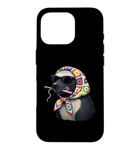 Honey Badger Ratel �O���j�[ �X�N�G�A �����j�҂� �ю� �����j�҂� �X�}�z�P�[�X iPhone 16 Pro �p
