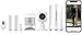 Home8 Video-Verified Security System - Wireless Home Security Alarm System with HD Camera, Alarm Sensors, Indoor Siren, and Free Basic Alarm Service, featuring Amazon Alexa Integration