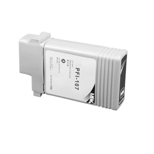 VMHPMLGV Cartuccia d'inchiostro PFI-107 PFI107 130 ml 6 colori con chip compatibile con IPF670 IPF680 IPF685 IPF770 IPF780 IPF785(MBK)