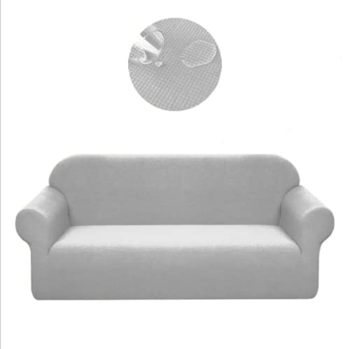 Funda elástica para sillón de 3 plazas que renueva sofás gastados