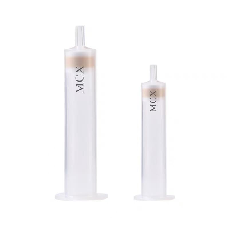 Columna SPE de intercambio catiónico mixto de extracción en fase sólida con cartucho MCX SPE, columna de cromatografía de relleno HPLC, 1, 3, 6, 12 ml, 20 unidades(1000mg 12ml 4 pieces)