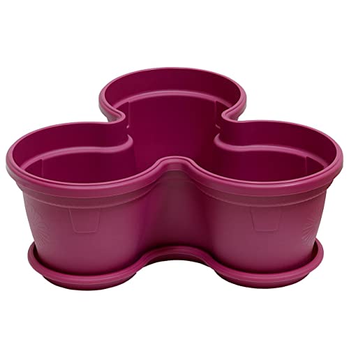 Engelland 1x Blumentopf, Säulentopf, Pflanzturm, Hochbeet, Pflanztopf-Kübel mit…