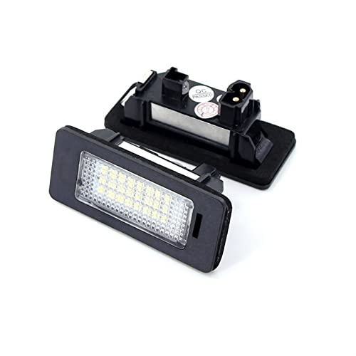 Luz de matrícula LED 6000K para BMW E60 E90 E39 E61 E70 bombilla blanca xenón de remolque
