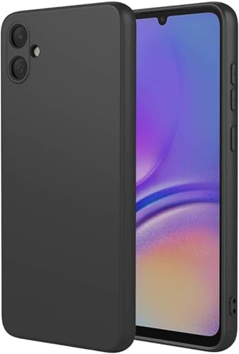 Zubitech Case for Samsung Galaxy A06 Soft Flexible Silicone Slim Back Cover Shockproof Protective Case designed for Samsung Galaxy A06 (Black)