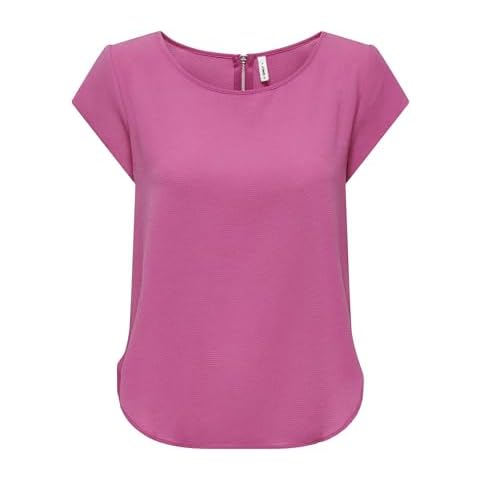 ONLY Women's Raspberry Rose T-Shirt Cover