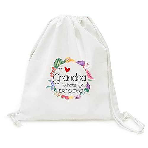 Sac en tissu pliable courses grand-père cabas sangle légumes
