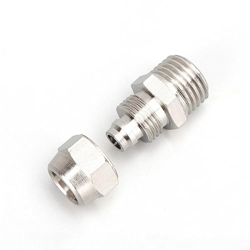 Conexión de aire de liberación 3/8" para reparar mangueras neumáticas de 8mm 5