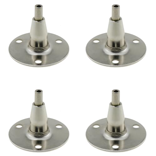 Image of 4PCS Ceiling Sign Hooks Spring Hooks Wire Rope Disc Hanger for All Kinds of Picture Frames and Hanging Artwork and Wall Decorations