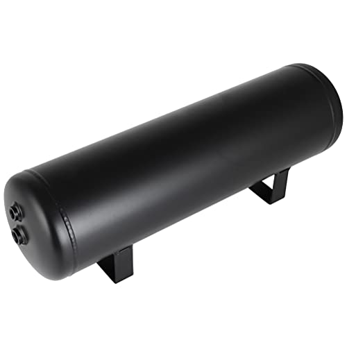 Ineedup 3 Gallon (12 Liter) 6 Ports Suspension Air Ride Bag Train Truck Horn Air Tank Car Horn Tank 200 PSI