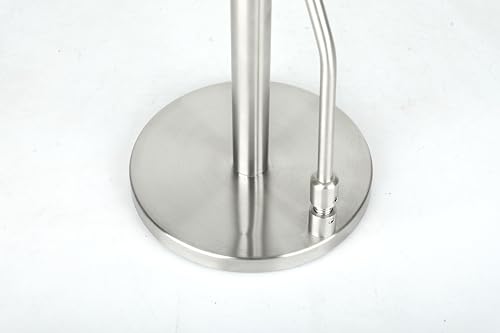 Estante de rollo de cocina vertical de acero inoxidable cepillado estable 6