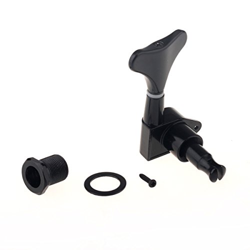 Musiclily 3L+3R Gesloten Bas Tuners Stemmechanieken voor Basgitaar, Zwart - Image 4