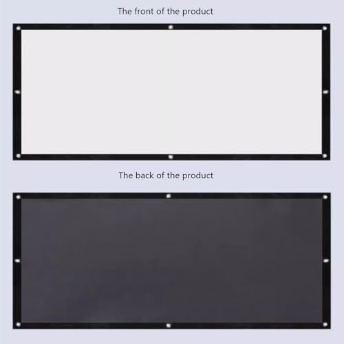 Pantalla portátil para proyector 120 pulg 16:9 4K miniatura 2