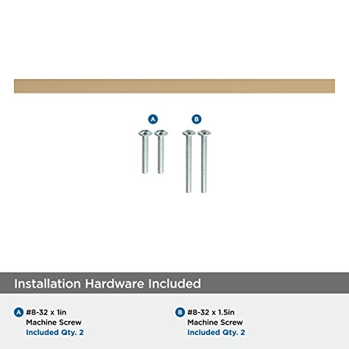 Image of Amerock | Cabinet Pull | Champagne Bronze | 8-13 /16 inch (224 mm) Center-to-Center | Monument | 1 Pack | Drawer Pull | Cabinet Handle | Cabinet Hardware