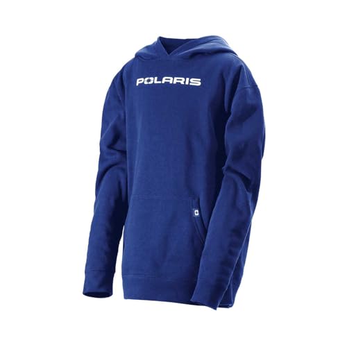 Polaris Youth Staple Pullover Hoodie Sweatshirt, Comfortable Cotton Blend, 80% Cotton & 20% Polyester