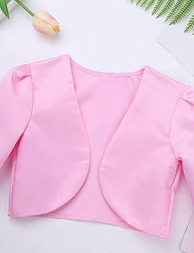 Image of PINK WINGS Girls Satin Shrug