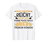 Maurer Maurermeister Bier Lustiger Spruch Geschenk
