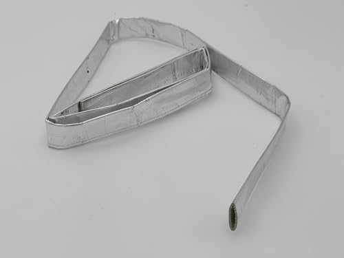 BALCONI PERFORMANCE ® Funda protectora para tubos y cables, ignífuga, de tela y aluminio reflectante, anticalor, para altas temperaturas (diámetro interior: 10 mm)