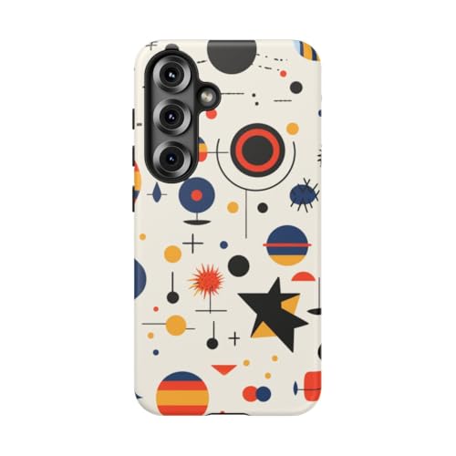 Coque Samsung S25 motif céleste abstrait rigide et mate
