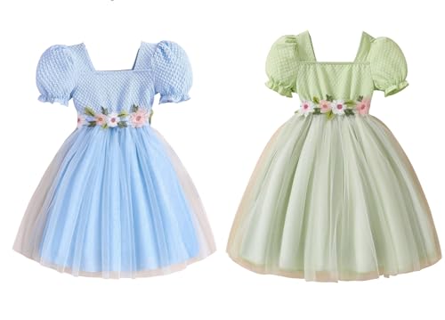 Image of TAGAS Dress for Girls Knee Length II Baby Girl Dress|| Frock for Girl |Girl Floral Sundress|Kids Frock|