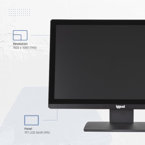 Monitor táctil capacitivo Full HD 21.5 IPS compatible con Raspberry Pi y Linux 4
