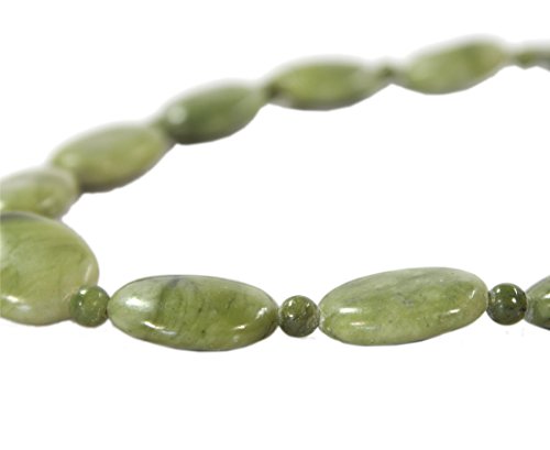 Biddy Murphy Irish Connemara Marble Oval Beaded Necklace for Women, 25" Inch, Strength, Beauty & Good Luck, Traditional Celtic Fine Jewelry Made in Ireland3