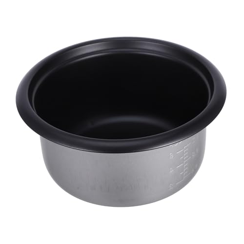 KICHOUSE Revestimiento De Olla Arrocera Olla Interior De Repuesto Tazón De Cocina Olla Interior De La Olla Arrocera Forro De Cocina Reemplazo Revestimientos Para Ollas Arroceras Aleación