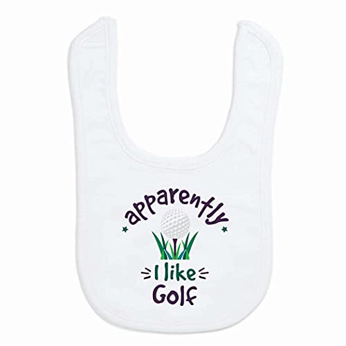 Image of ChalkTalkSPORTS Golf Baby & Infant Bibs | Soft Microfiber Golfing Baby Bibs