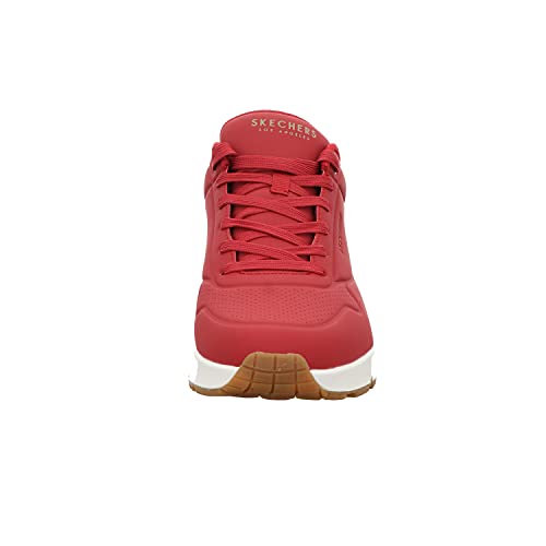 Image of Skechers Men Uno Stand On Air Sneakers Dark RED