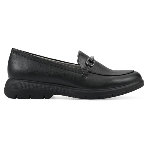 Image of CLIFFS BY WHITE MOUNTAIN Women's Flow Cushioned Lug Sole Loafer Flat