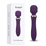Handheld Personal Massager, Personal Tension Relief Use, Portable Quiet Rechargeable Body Massager, Purple Color Type PY1