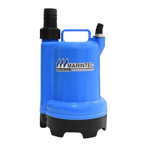 マリンテックオリジナル 水中ポンプ DC12V 110L/毎分 極性あり M12-110 【販売実績10年以上!】バッテリー駆動 高性能 船 クルーザー ガーデニング 海水対応