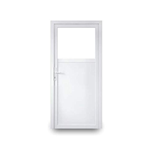 EcoLine Nebentür - Nebeneingangstür - Tür - 2-Fach, 1/3 Glas, 2/3 Füllung, außenöffnend innen weiß/außen: weiß BxH: 900 x 1900 mm DIN Rechts