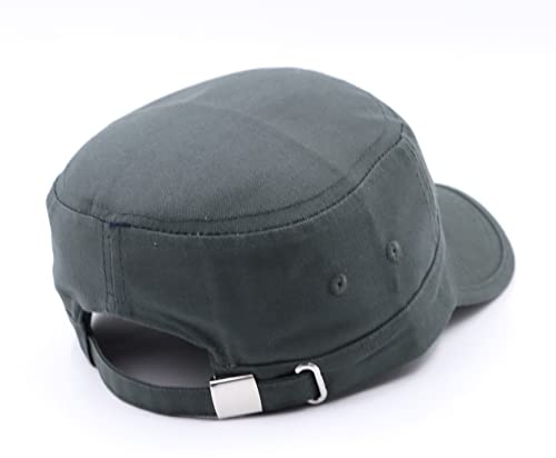 Image of JAZAA Army Cap Short Brim Breathable Military Cap Adjustable Classic Baseball Cap