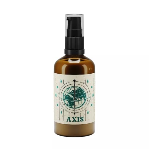 By Elementum Axis All in One Gesichtscreme Männer & Aftershave Balsam 100ml Feuchtigkeitsspendend & Beruhigend Zieht schnell ein nicht fettend Mit Sheabutter & Avocadoöl Duft Kirsche Vanille Tabak
