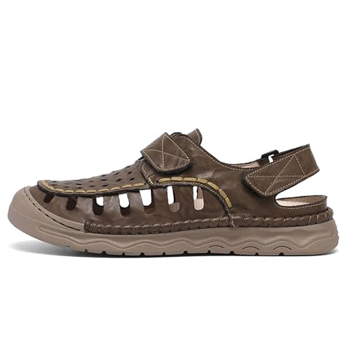 Men's Sandals Large Summer Closed Toe Sports Sandals Non slip Quick drying Outdoor Hiking Fisherman Beach Shoes Casual and Comfortable2