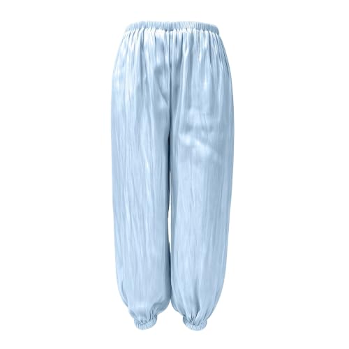 Pantalones cómodos para el día a día con diseño holgado estilo harén 4