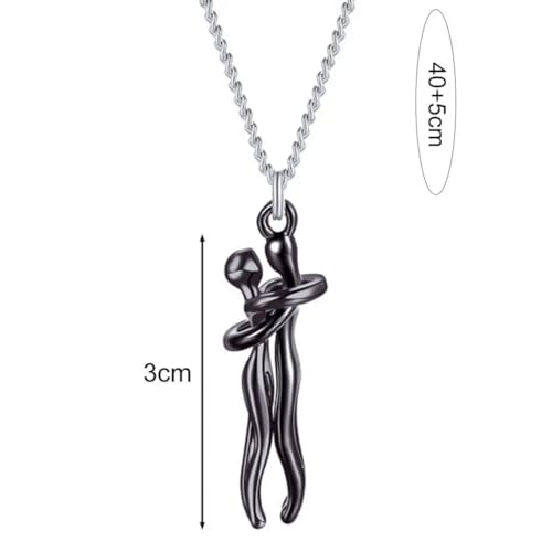 Collier câlin argent, le cadeau parfait pour la Saint-Valentin et couples - 4