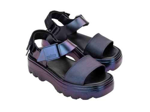 Image of Melissa Kick Off Platform Sandals for Women - Super Soft and Flexible Vegan Chunky Platform Sandal with Adjustable Straps and Open Toe Design