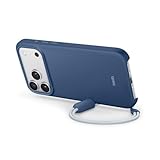 Immagine di Beats Custodia Cavalletto per iPhone 17 Pro Max con MagSafe e Controllo fotocamera, cordino che funge da supporto integrato, finitura opaca, fodera in microfibra - Blu roccia madre